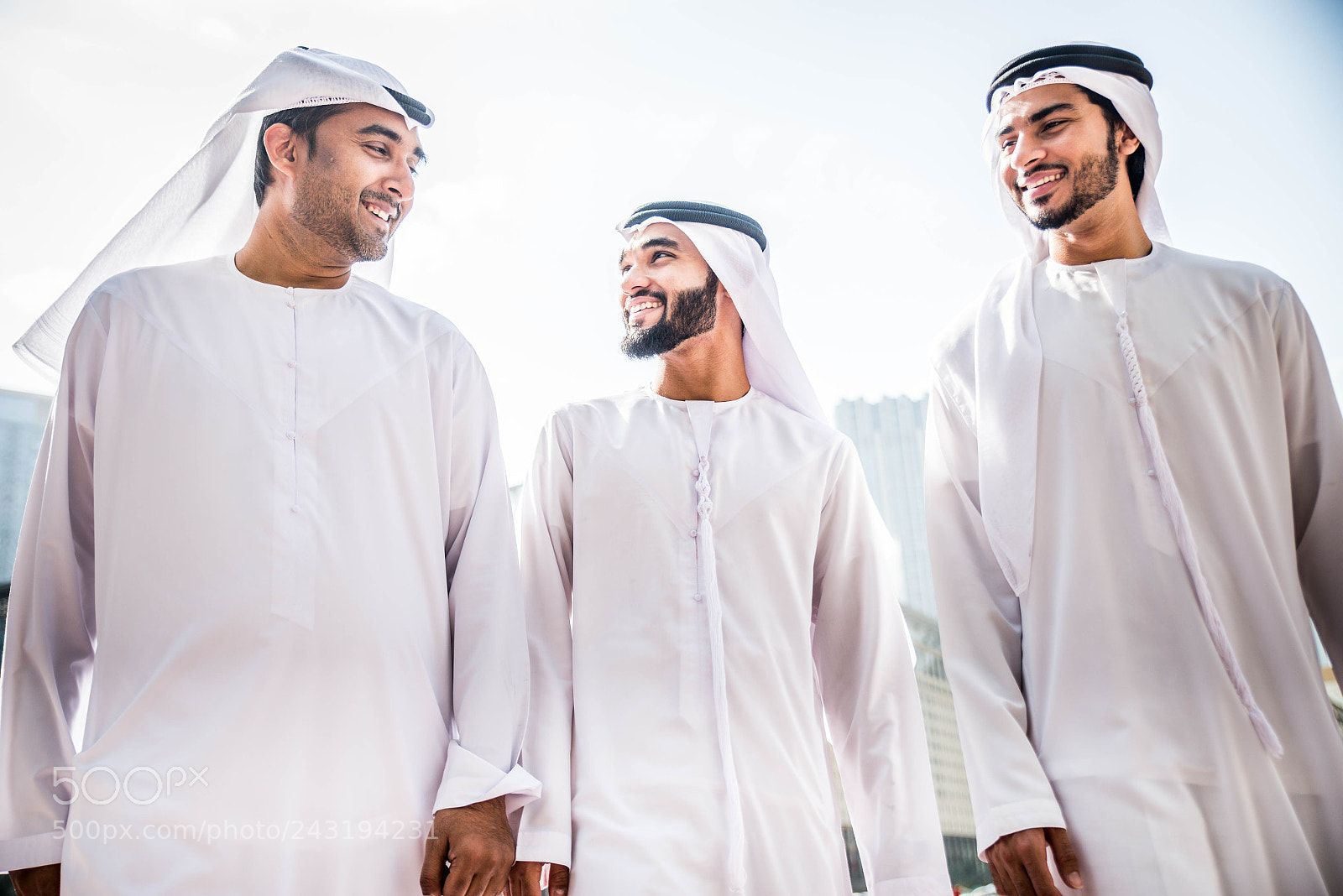 Nikon D610 sample photo. Arabian businessmen meeting outdoors photography