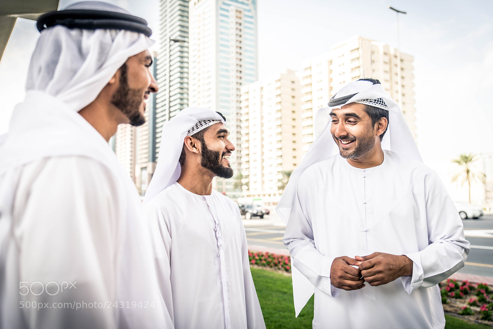 Nikon D610 sample photo. Arabian businessmen meeting outdoors photography