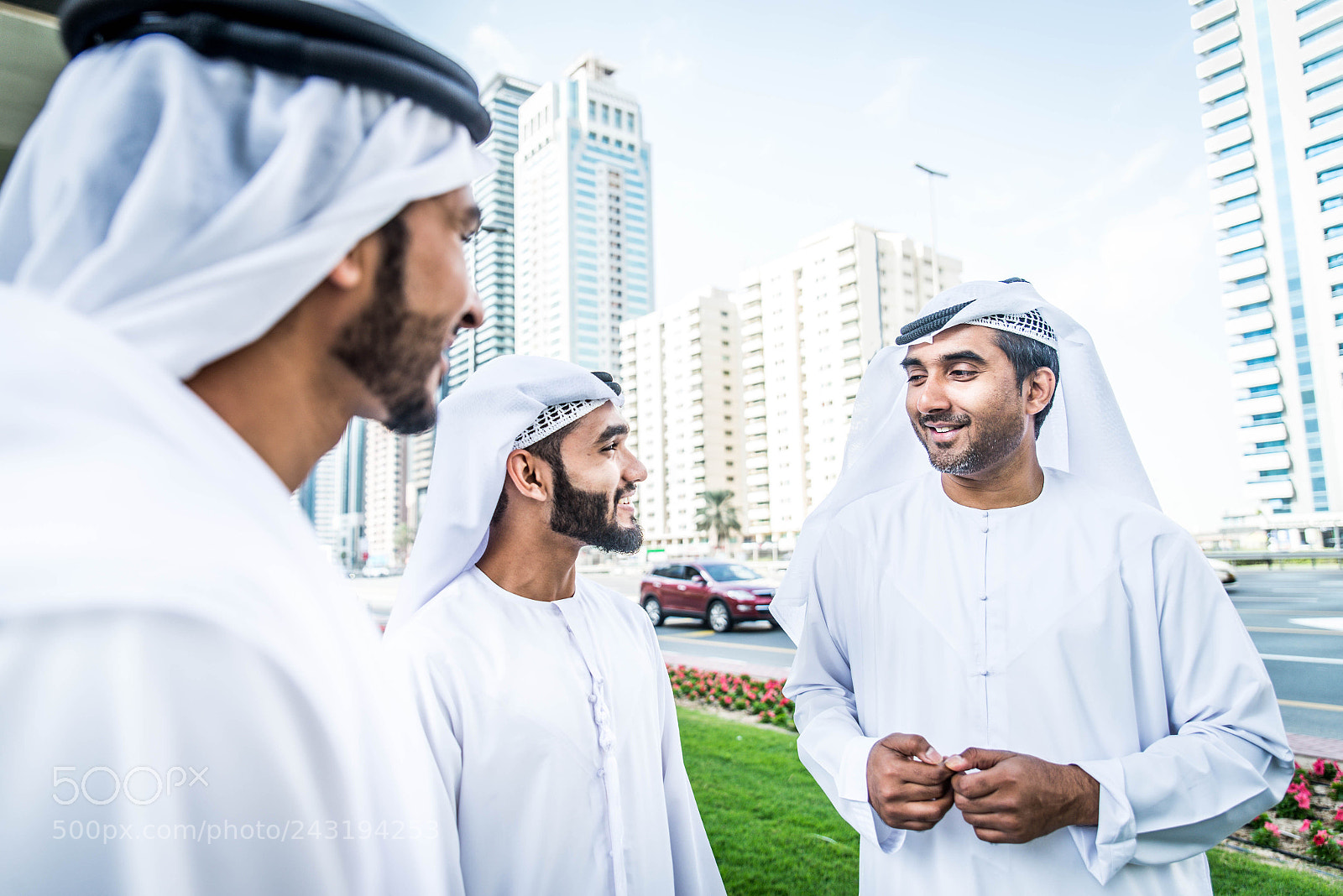 Nikon D610 sample photo. Arabian businessmen meeting outdoors photography