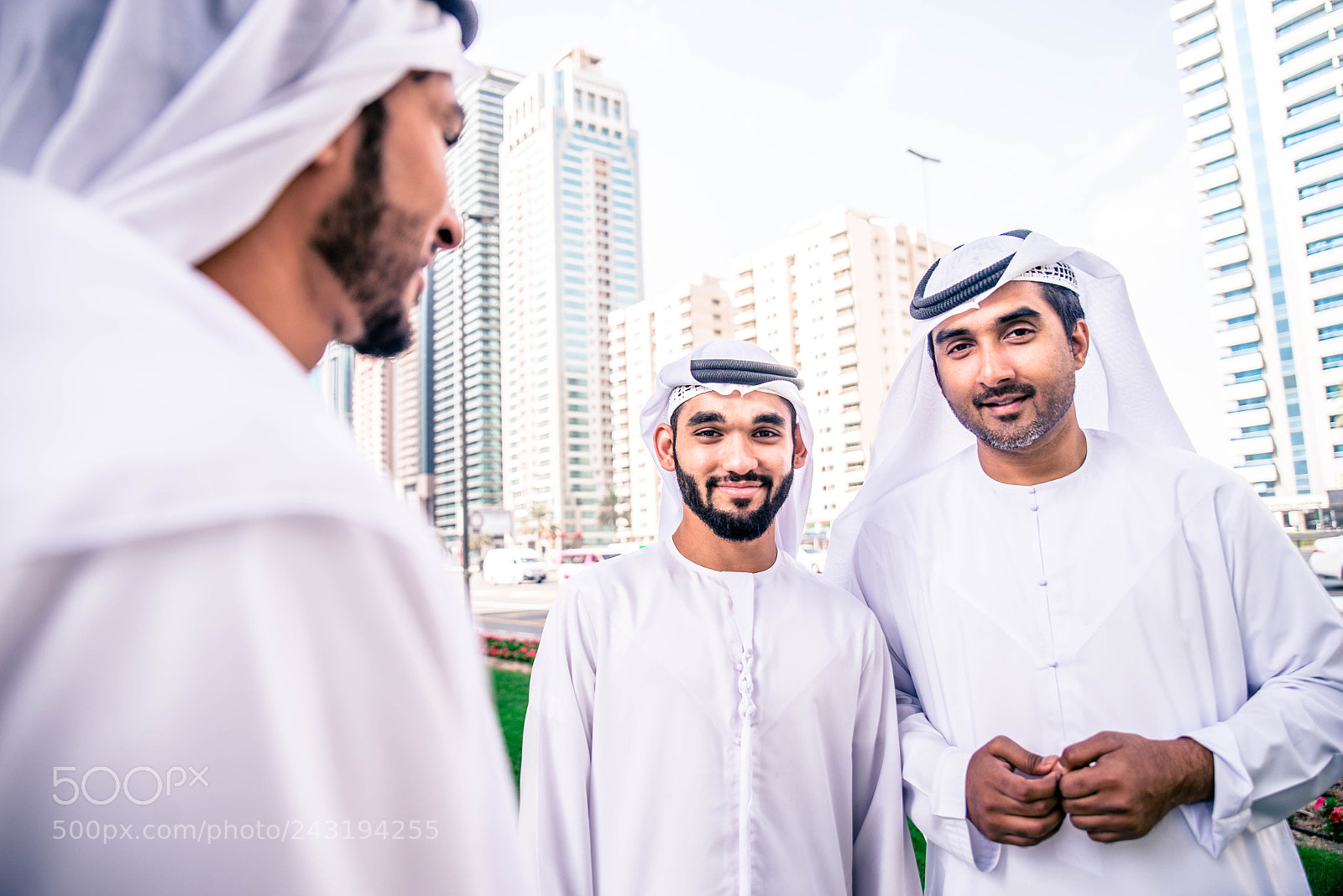 Nikon D610 sample photo. Arabian businessmen meeting outdoors photography