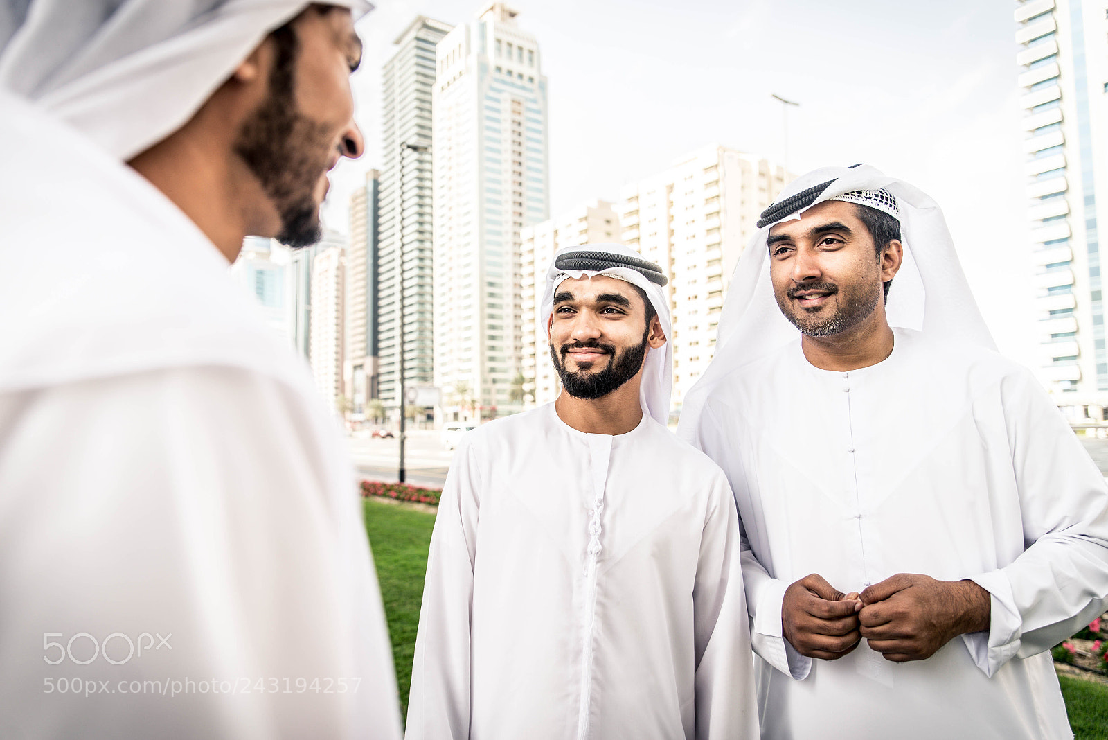 Nikon D610 sample photo. Arabian businessmen meeting outdoors photography