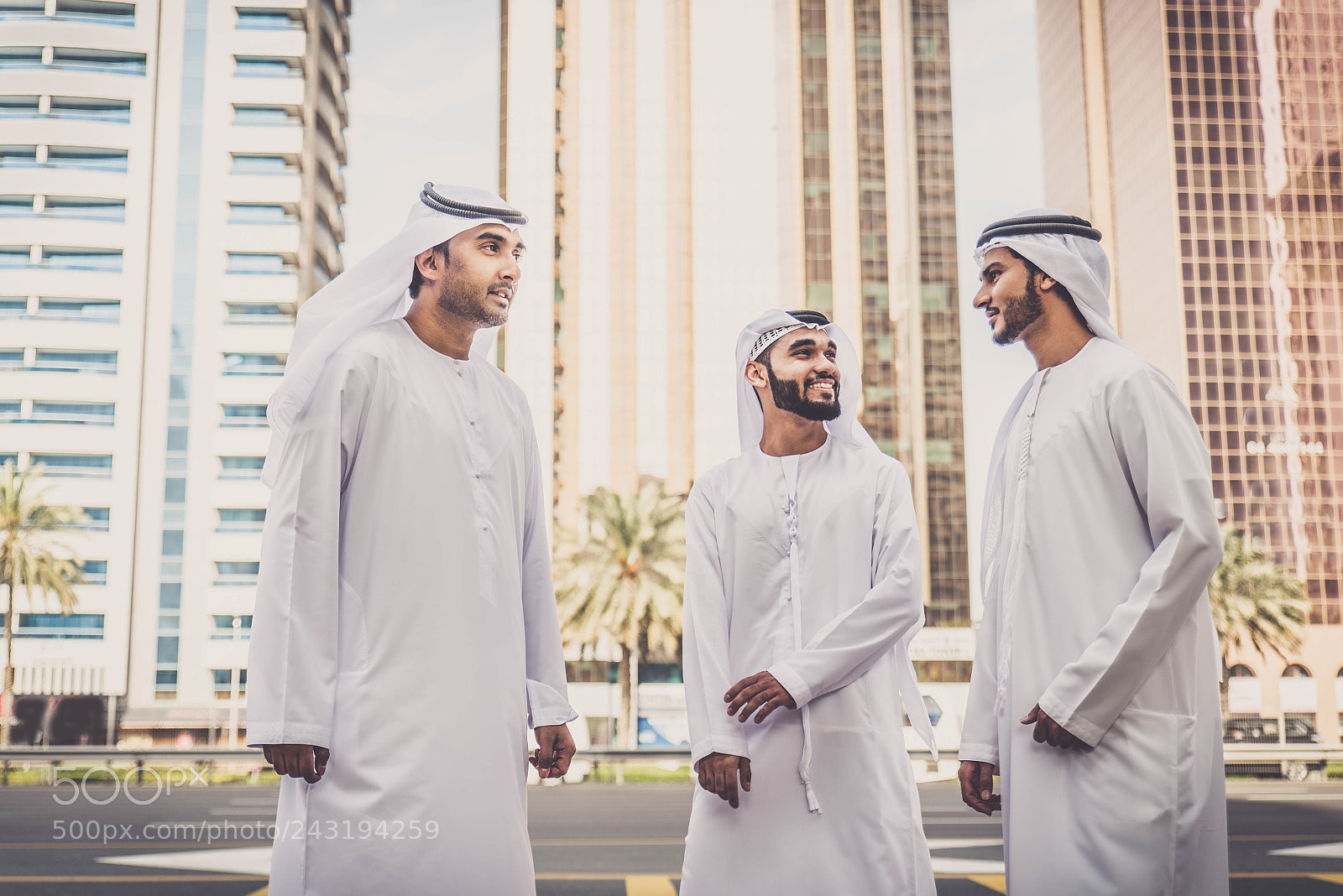Nikon D610 sample photo. Arabian businessmen meeting outdoors photography