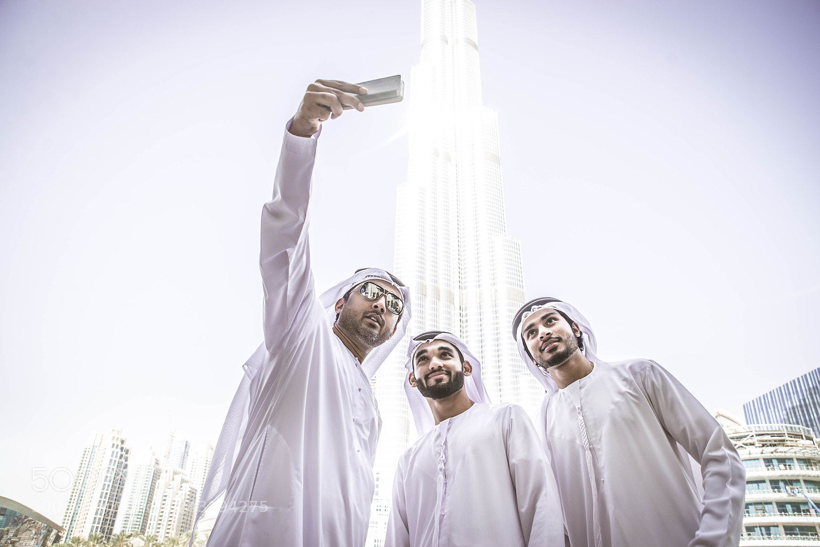 Nikon D610 sample photo. Arabian businessmen meeting outdoors photography