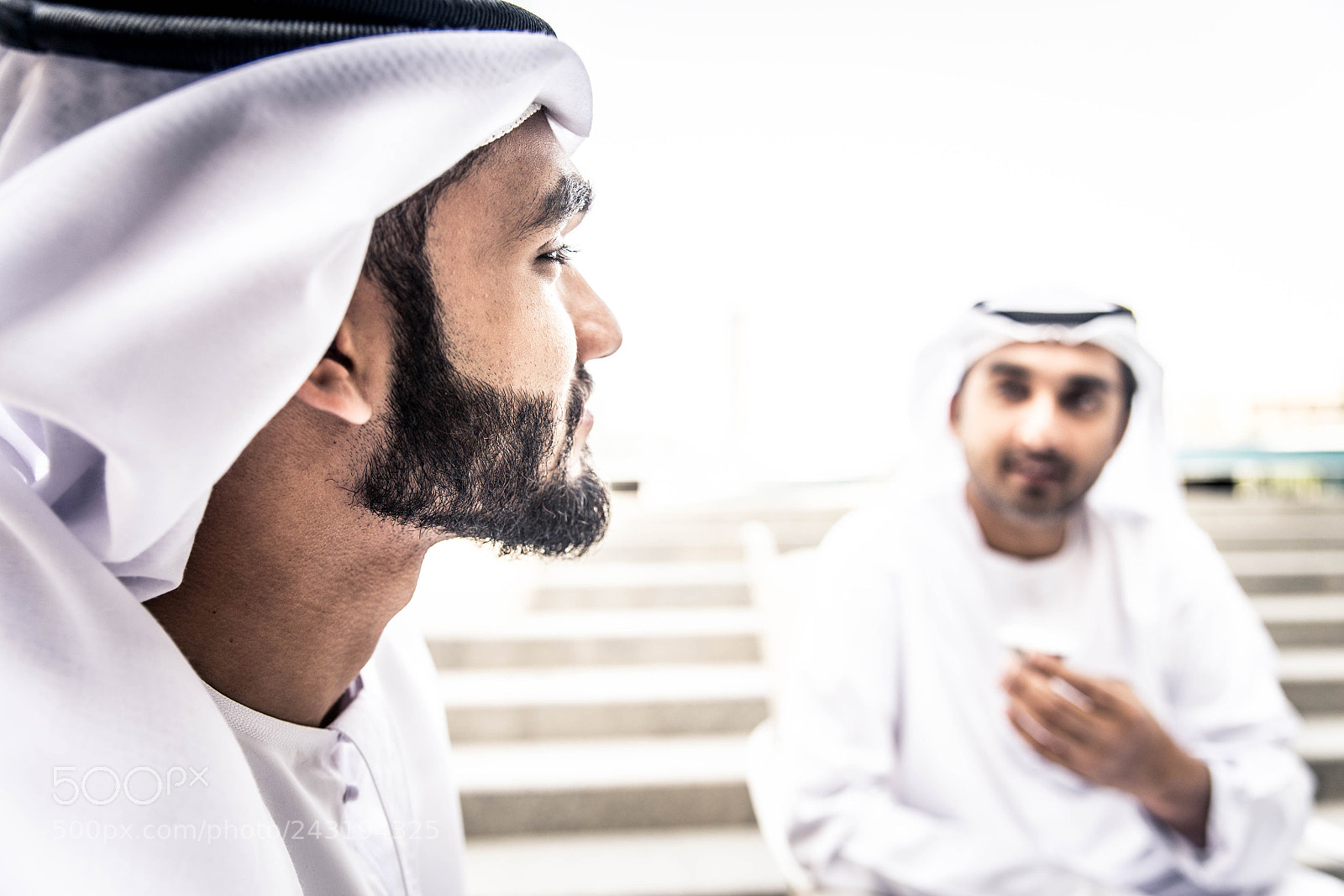 Nikon D610 sample photo. Arabian businessmen meeting outdoors photography
