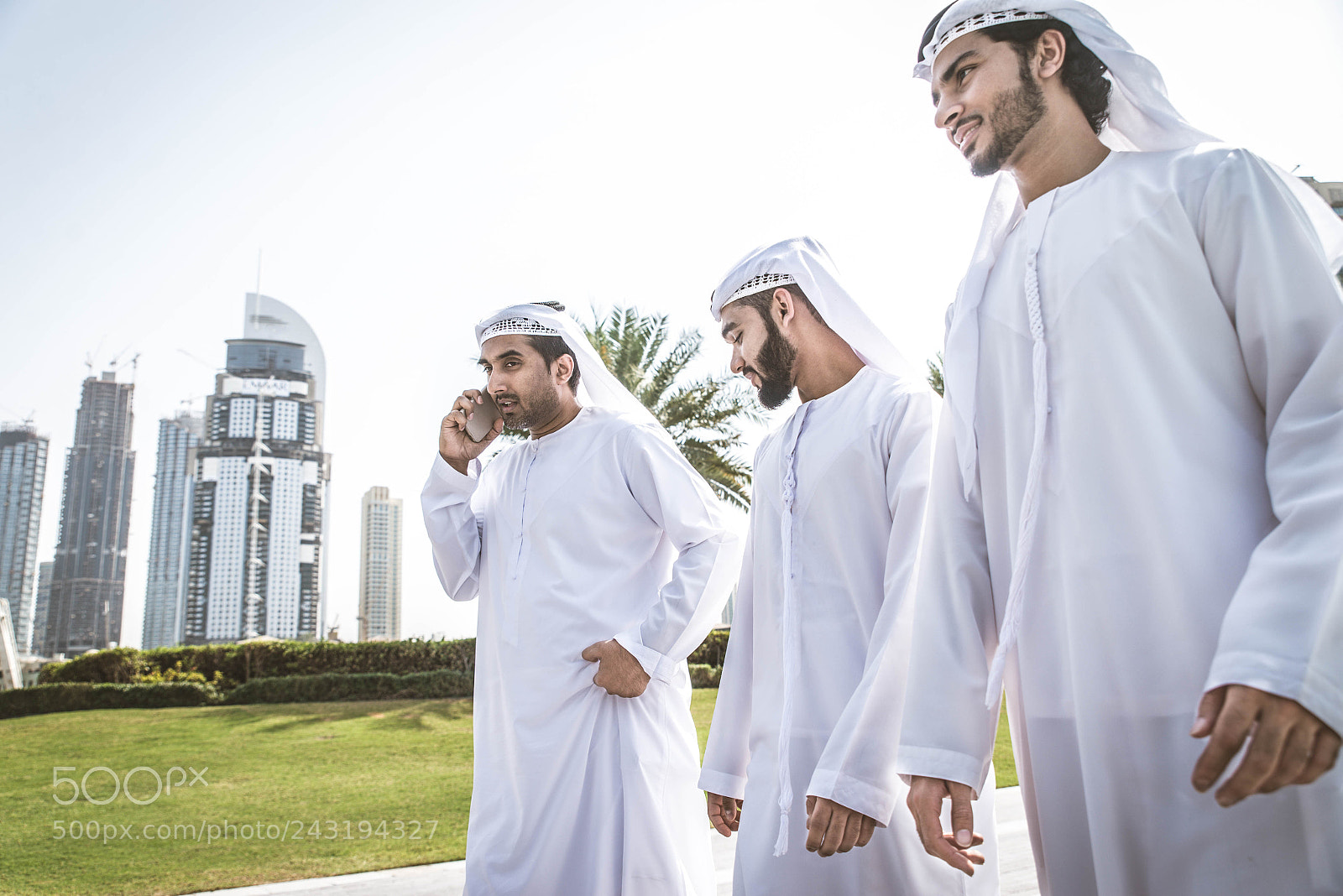 Nikon D610 sample photo. Arabian businessmen meeting outdoors photography