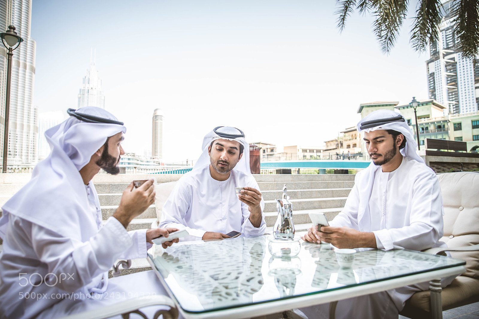 Nikon D610 sample photo. Arabian businessmen meeting outdoors photography
