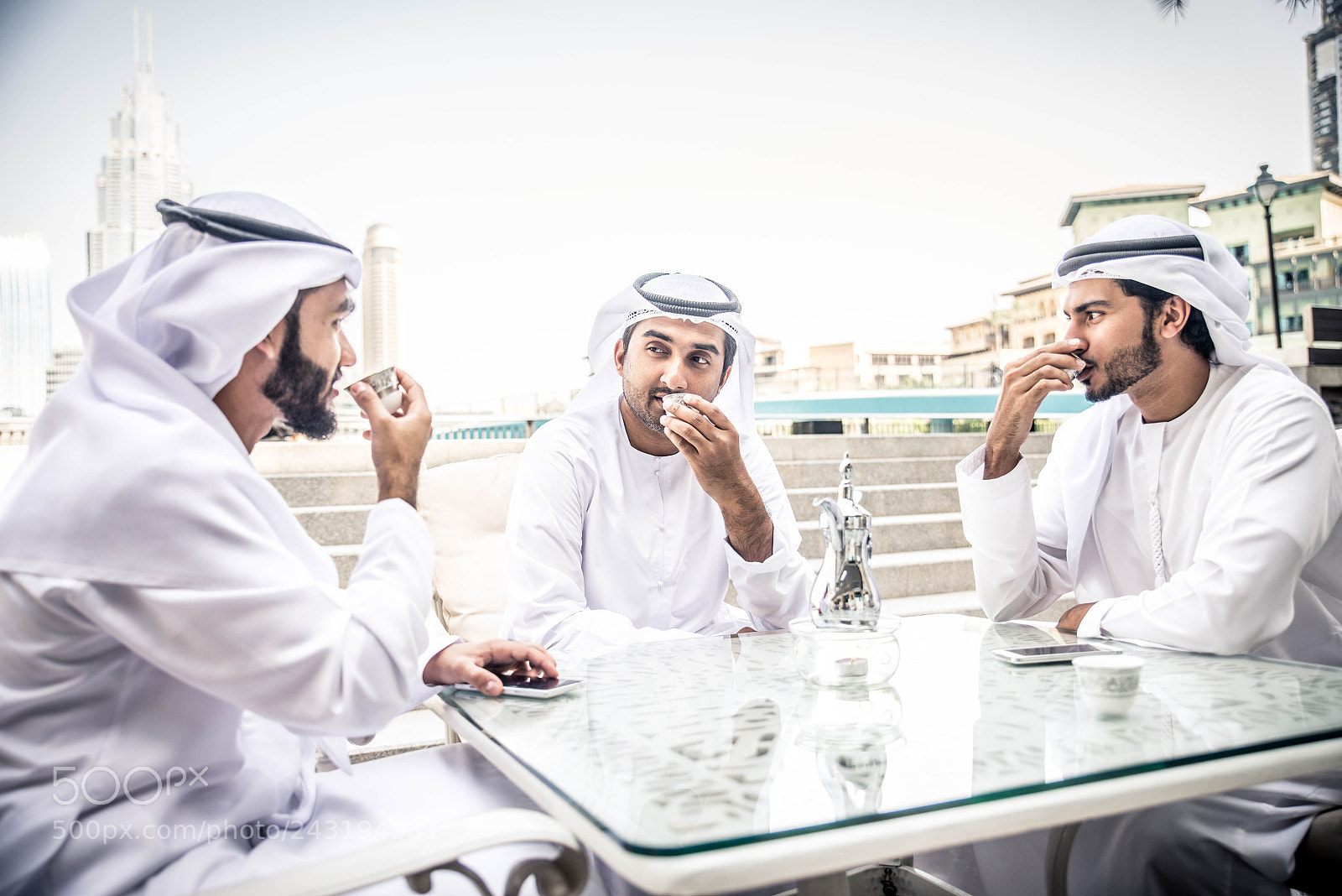 Nikon D610 sample photo. Arabian businessmen meeting outdoors photography