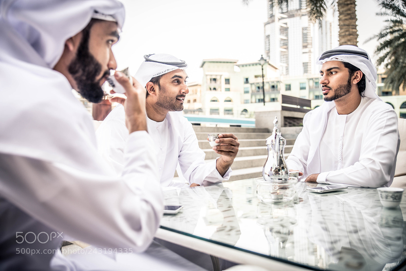Nikon D610 sample photo. Arabian businessmen meeting outdoors photography