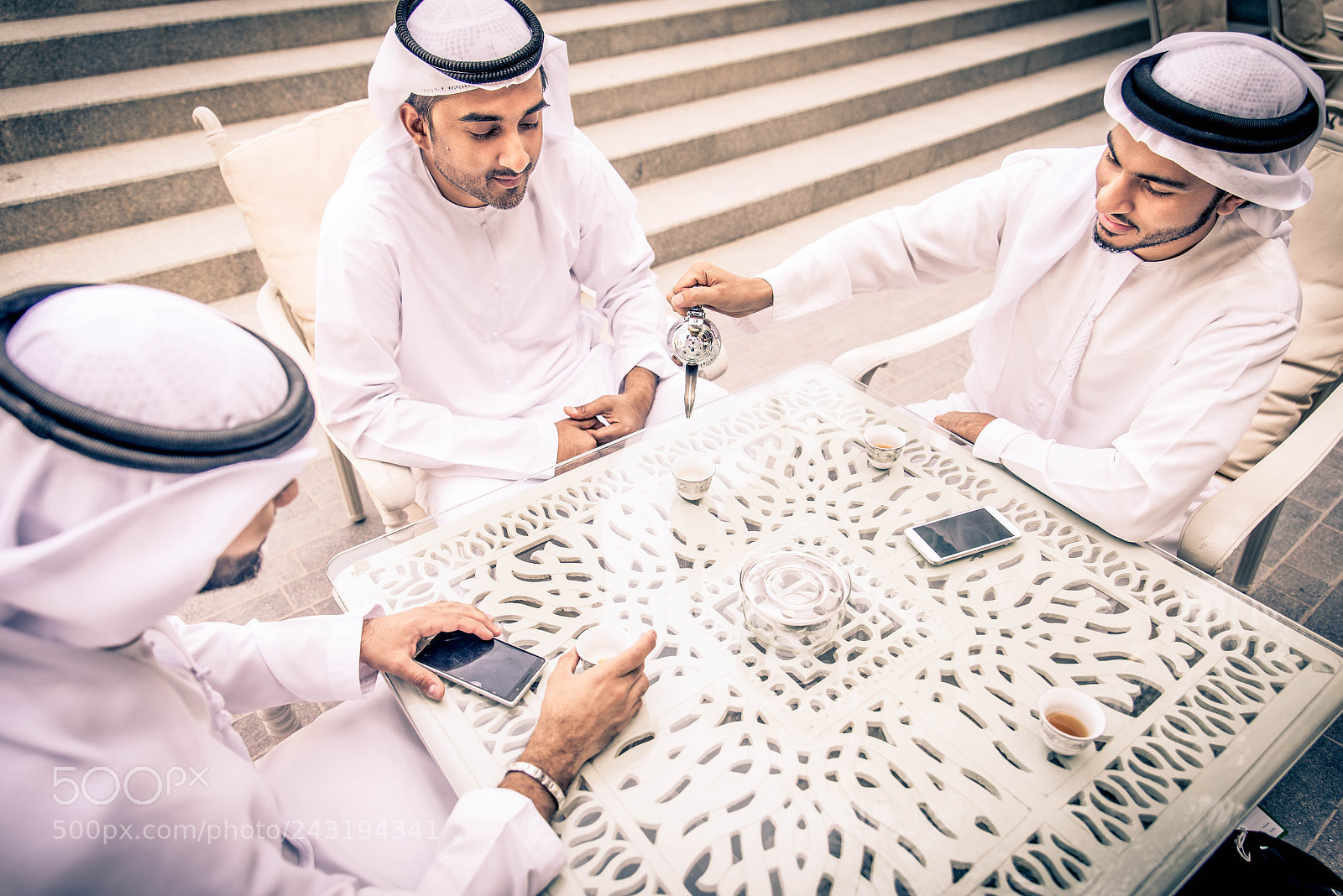 Nikon D610 sample photo. Arabian businessmen meeting outdoors photography