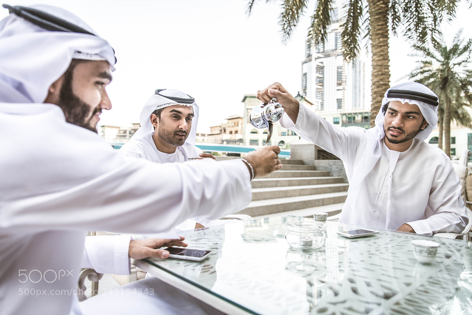 Nikon D610 sample photo. Arabian businessmen meeting outdoors photography