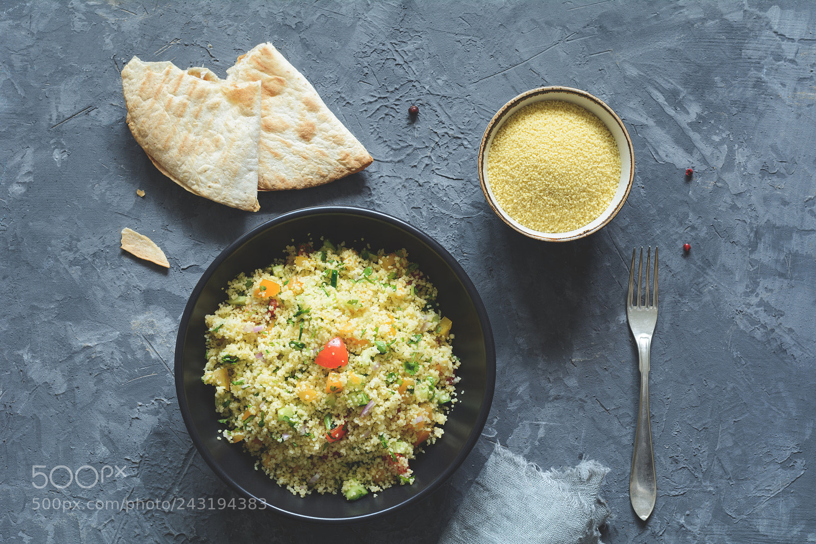 Nikon D7100 sample photo. Tabbouleh with cous cous photography
