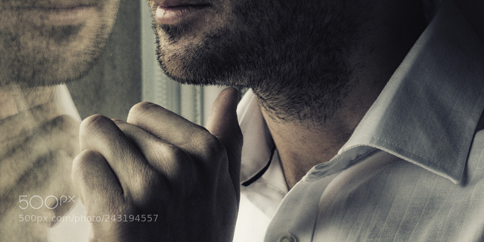 Nikon D3100 sample photo. Advertising banner - man photography