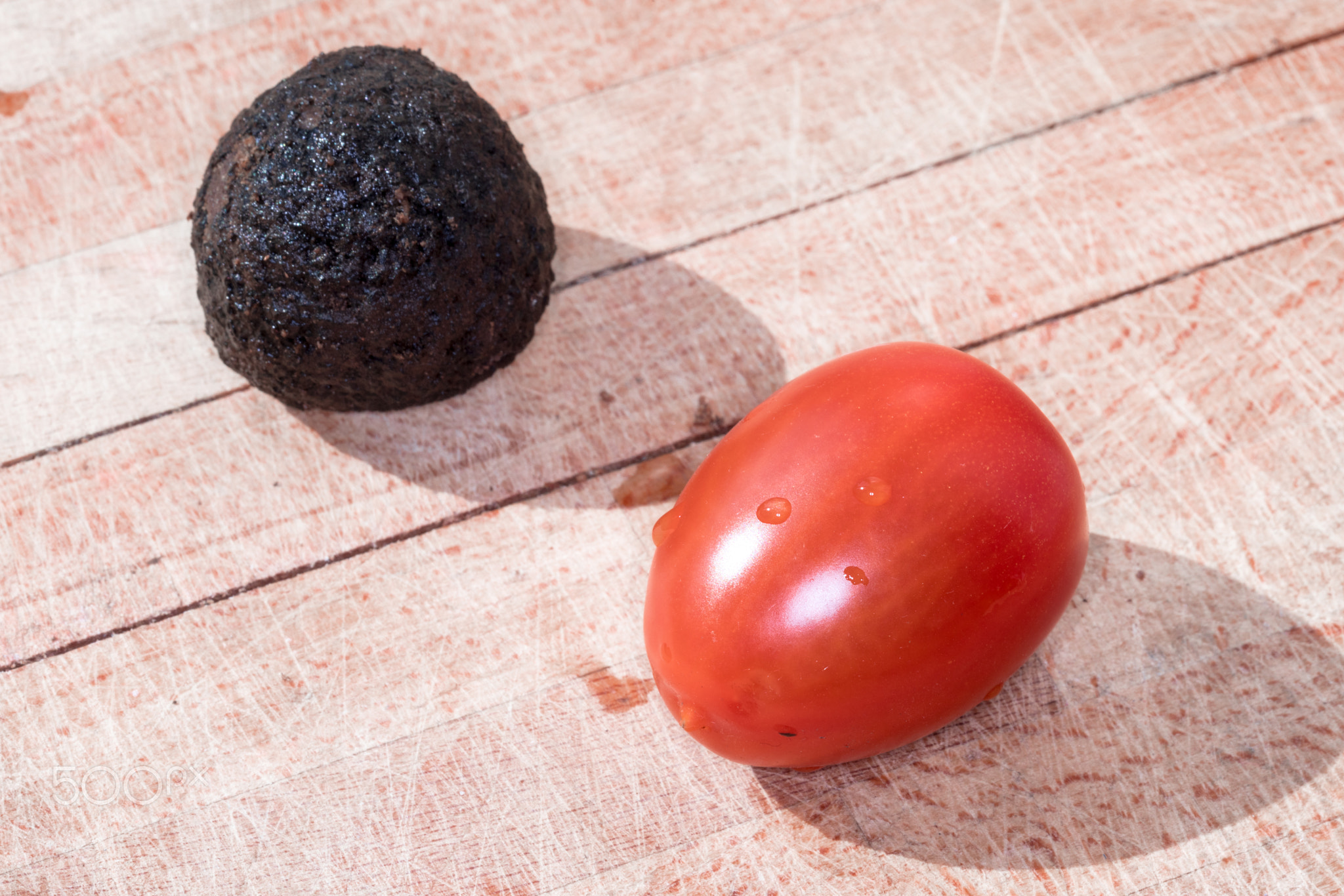 Tomato and truffle isolated