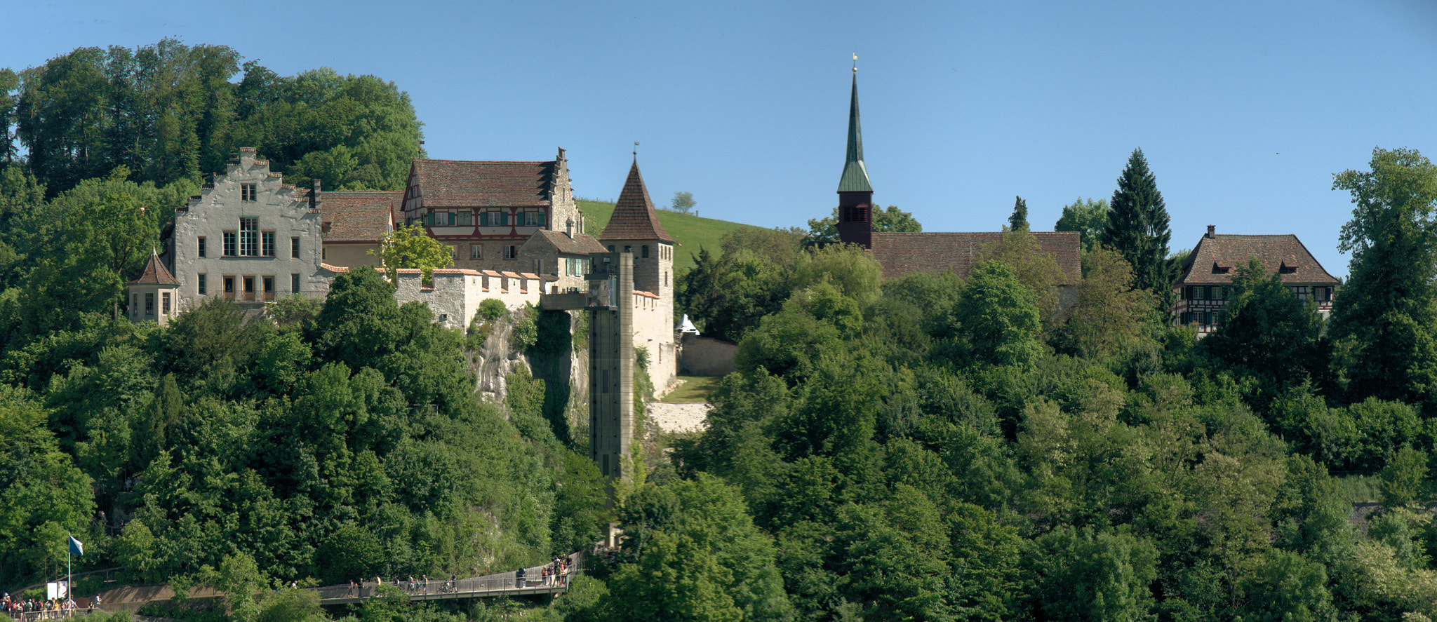 Nikon D300 sample photo. Schloss laufen am rheinfall photography