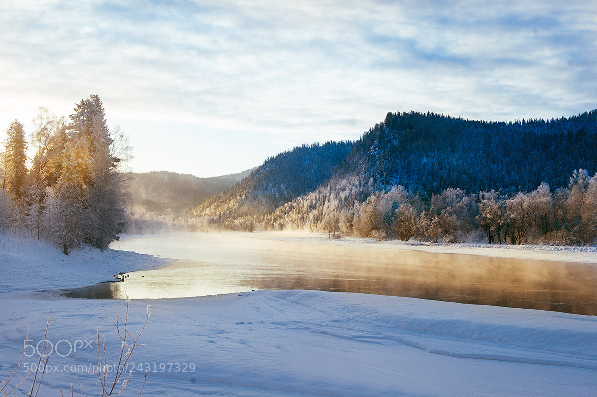 Nikon D700 sample photo. Ледяная река photography