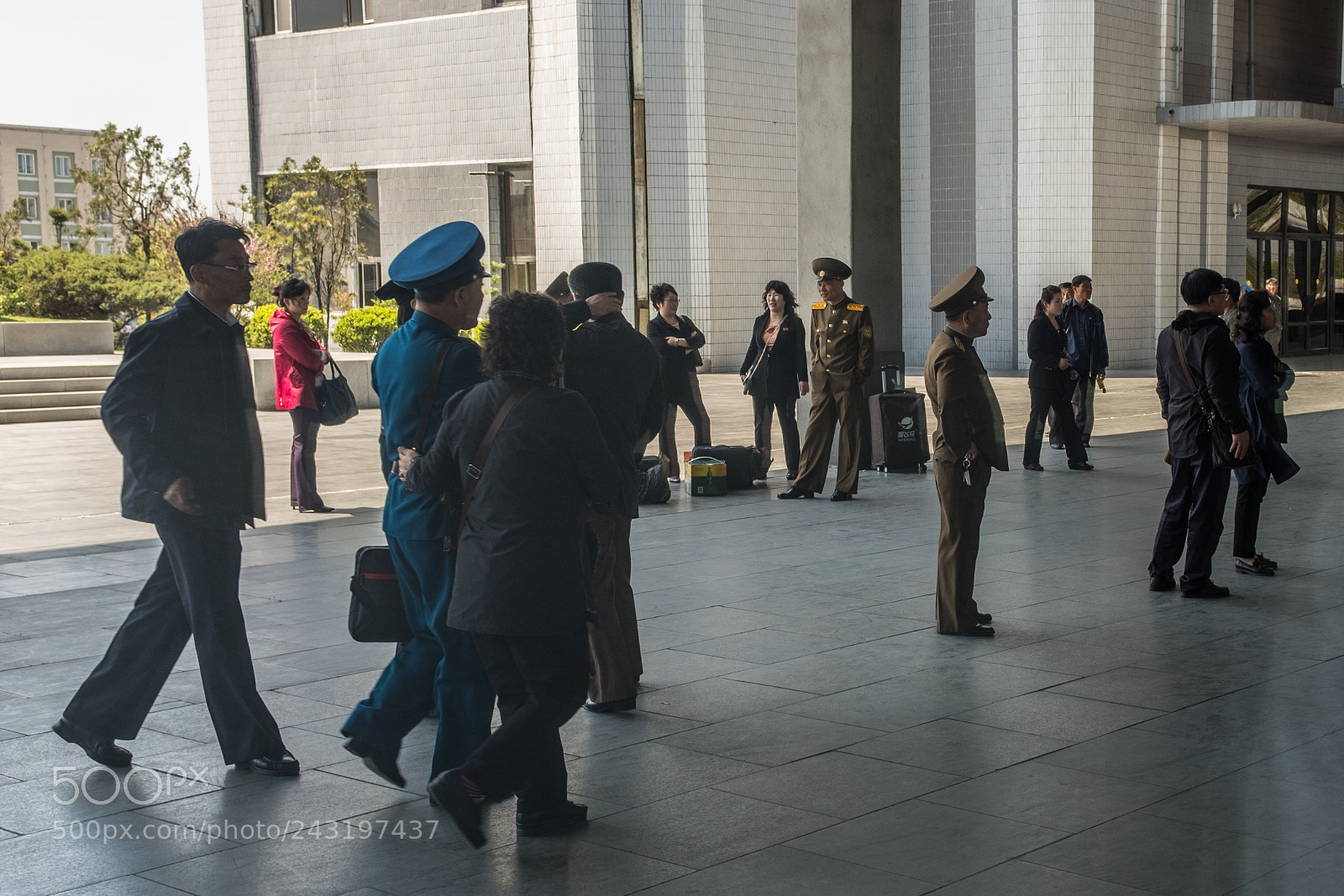 Fujifilm X100F sample photo. Sinuiju trainstation, north korea photography