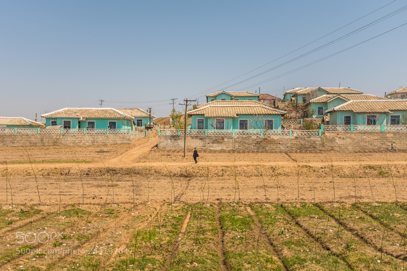 Fujifilm X100F sample photo. Rural sinuiju, north korea photography