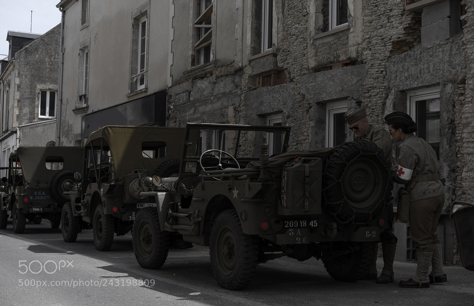 Sony a7 II sample photo. Jeeps in wwii photography