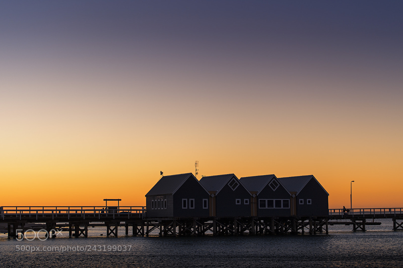 Nikon D5 sample photo. Busselton jetty after sunset photography