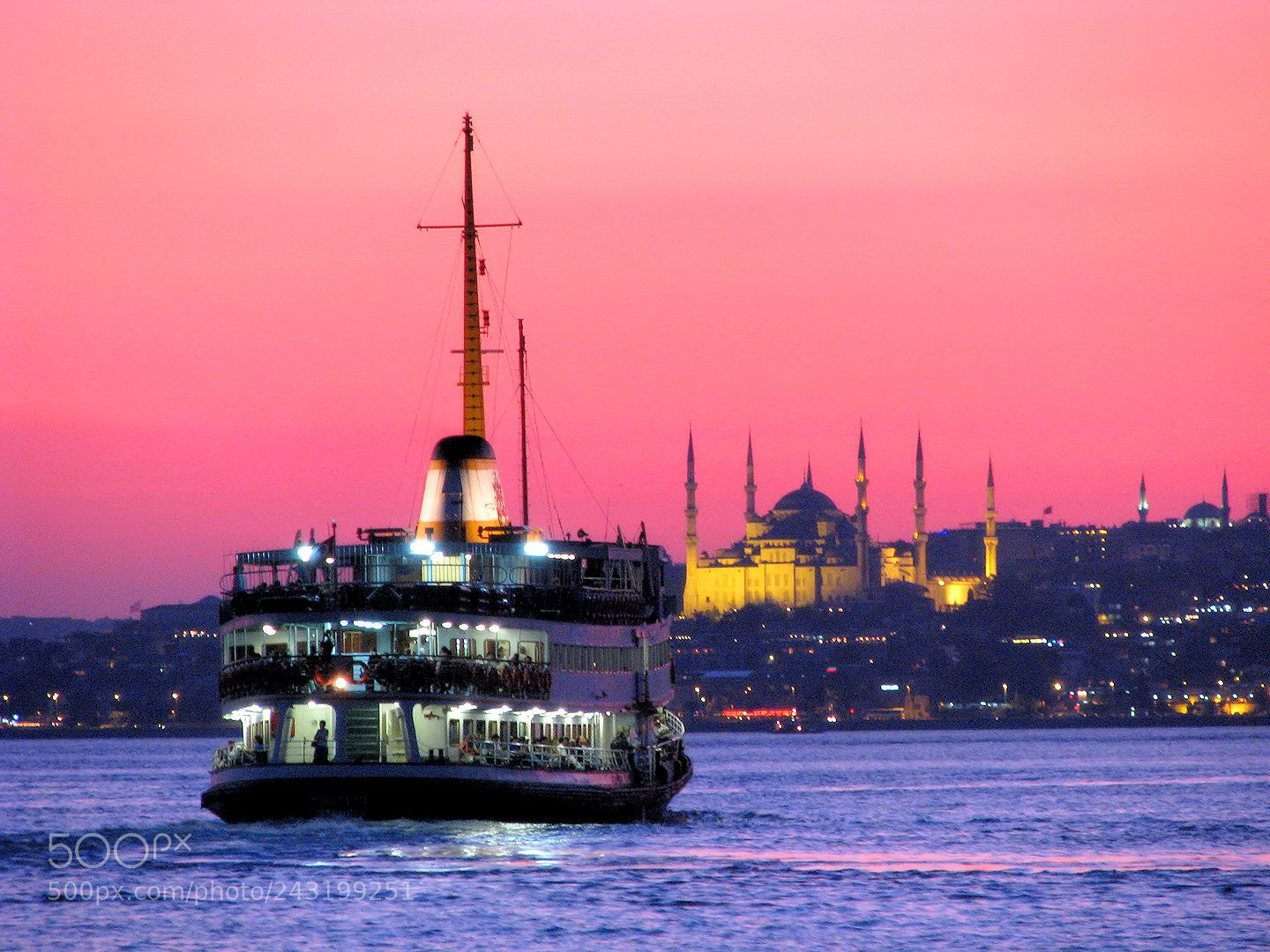 Canon POWERSHOT S5 IS sample photo. Istanbul sunset photography