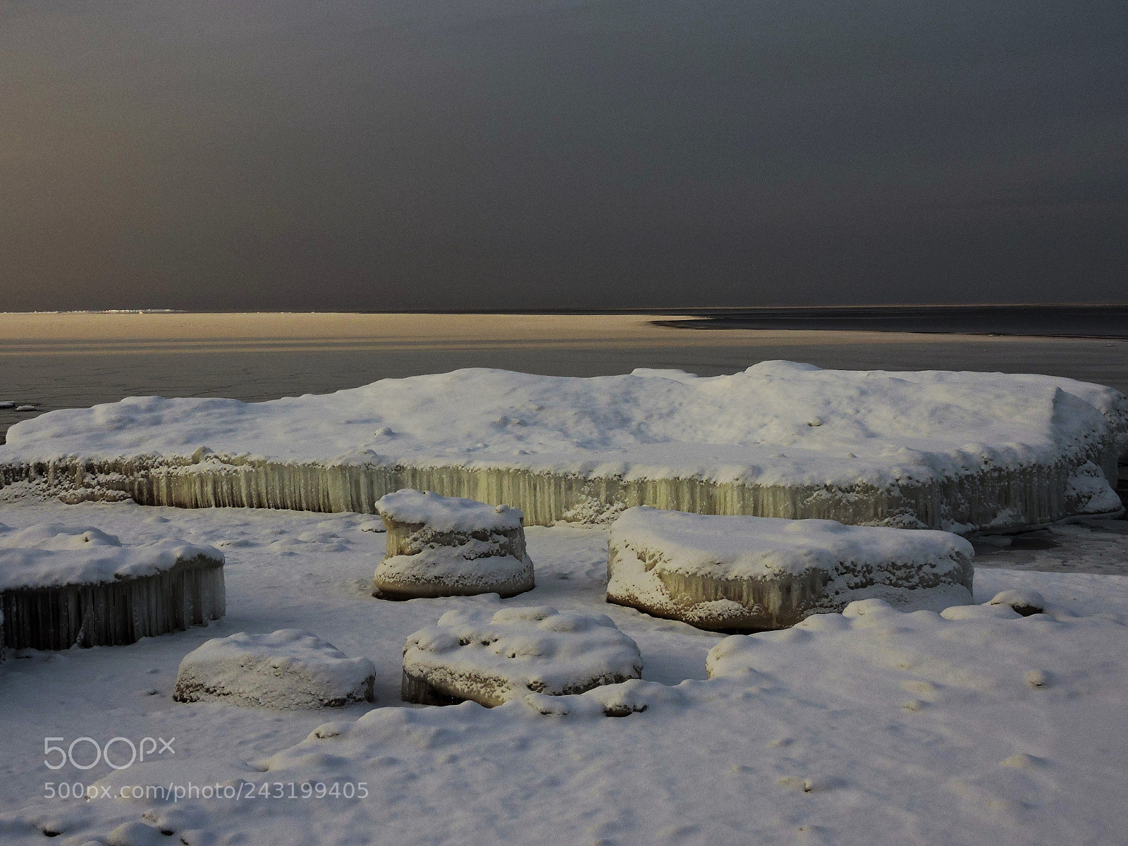Nikon Coolpix P600 sample photo. Ice floes surrounded by photography
