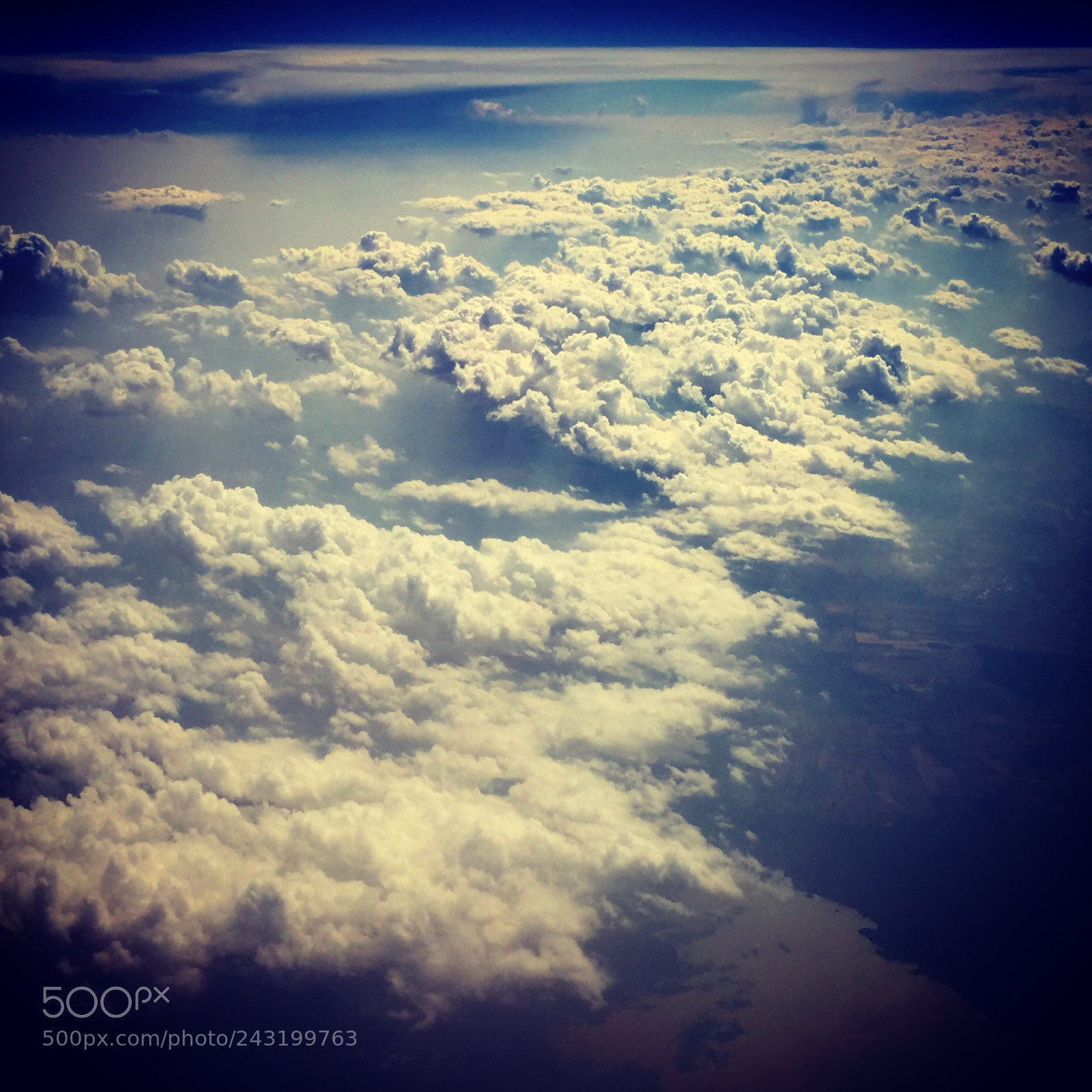 Apple iPhone 6 sample photo. Flight over the clouds photography