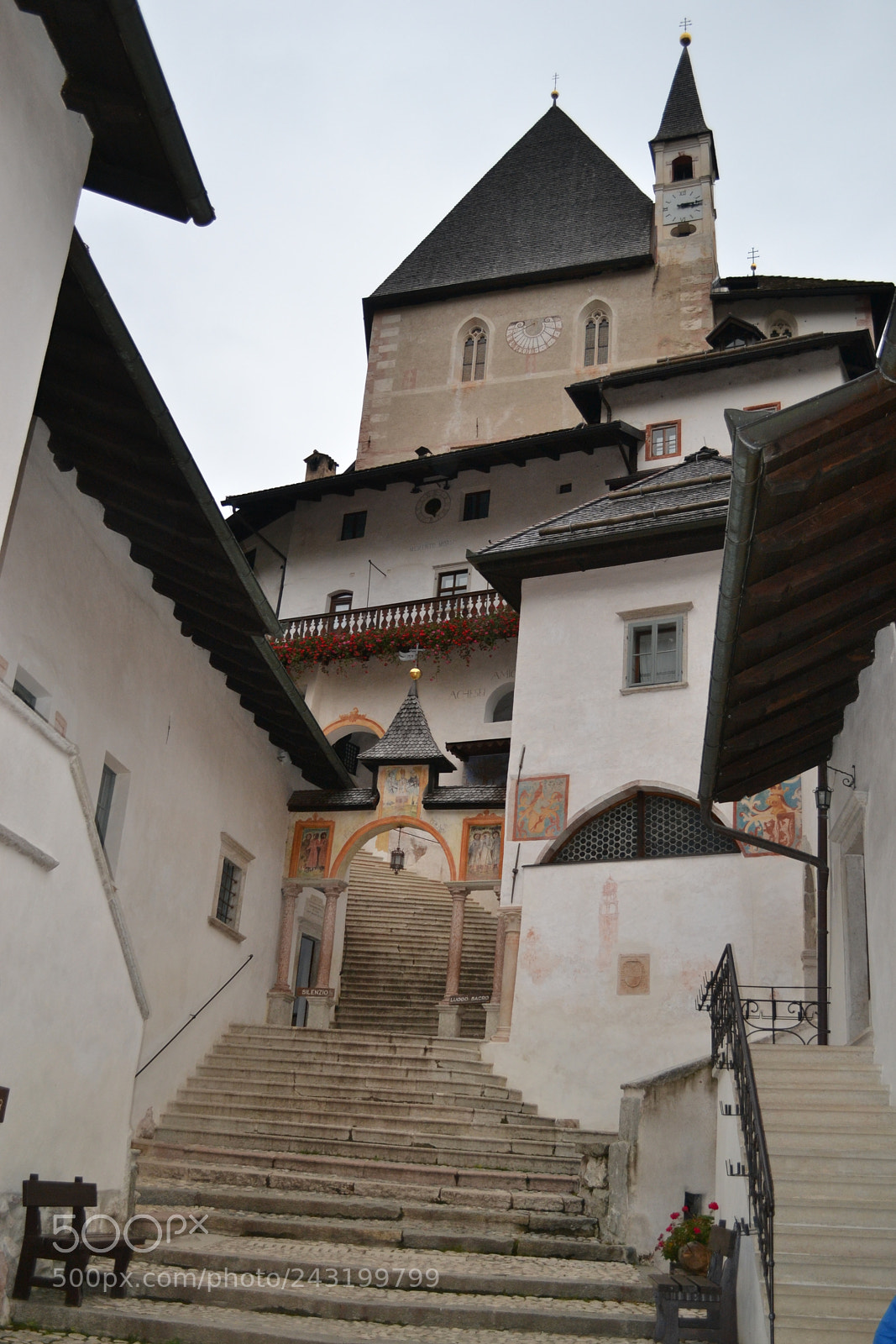 Nikon D3100 sample photo. Santuario di san romedio photography