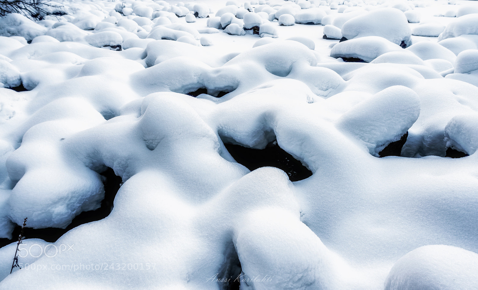 Nikon D600 sample photo. Snow shapes photography