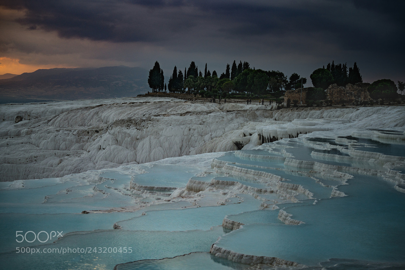 Sony a7R II sample photo. Sunset in pamukkale photography