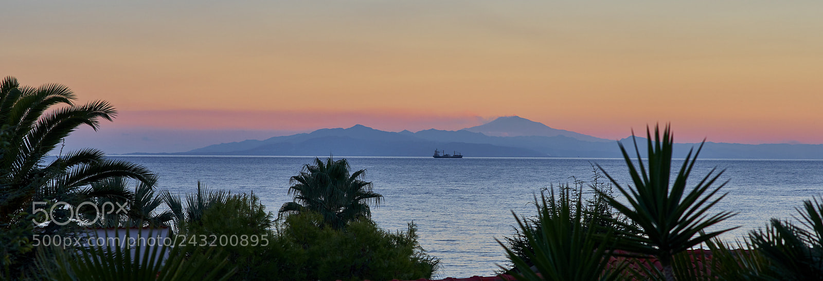 Sony Alpha DSLR-A850 sample photo. Sunset with mount etna photography