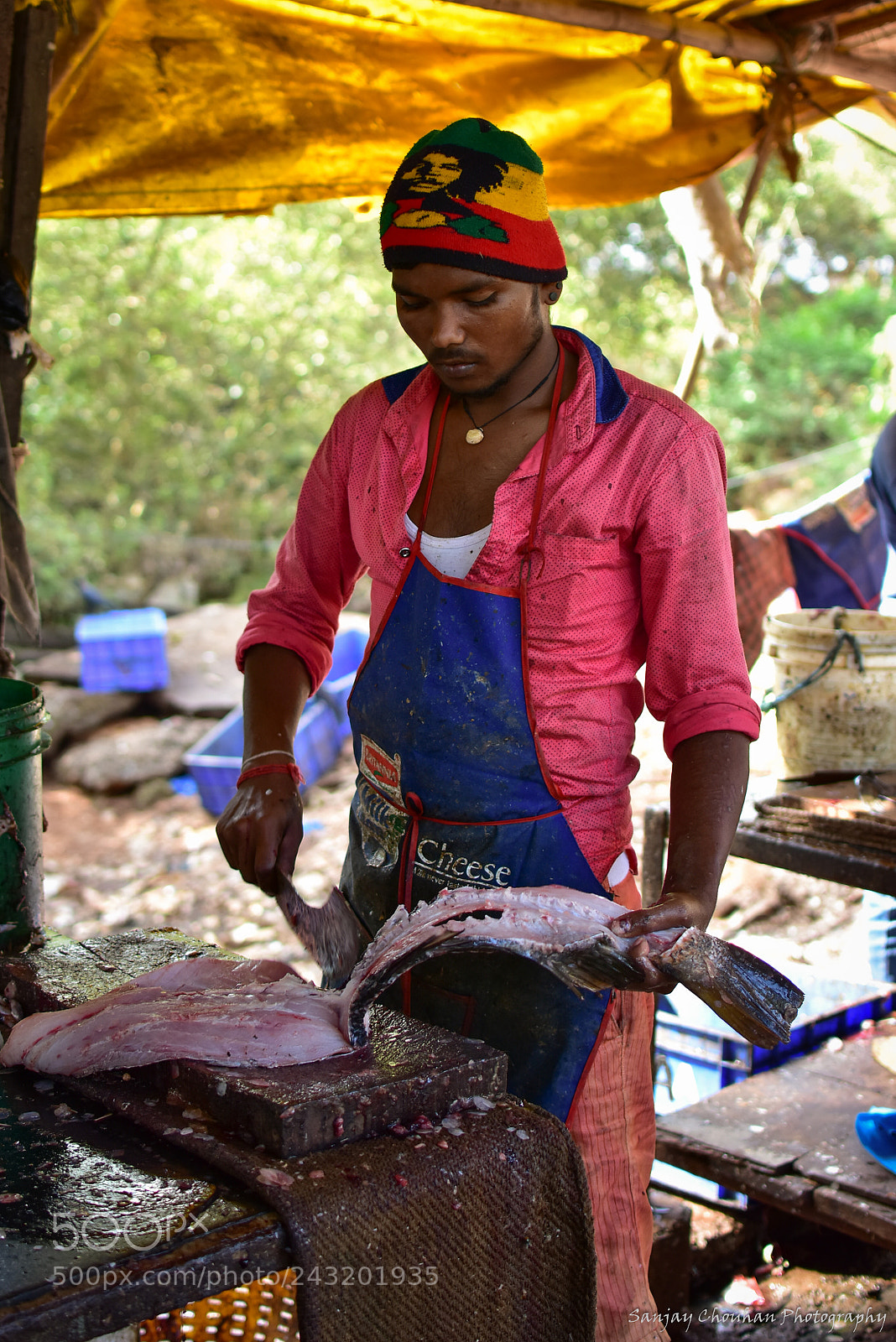 Nikon D7200 sample photo. Malim fish market photography