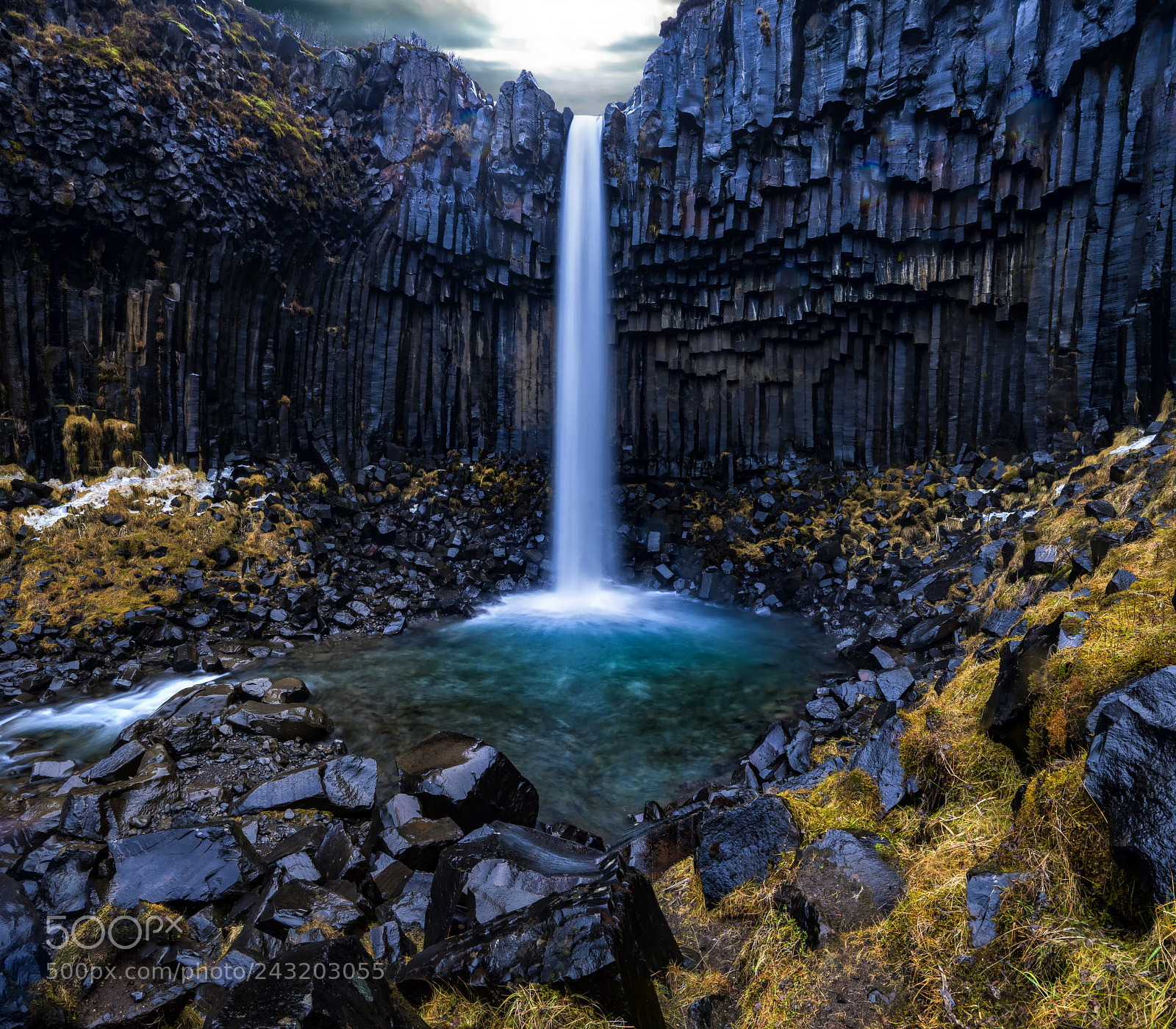 Sony a7R II sample photo. Svartifoss photography