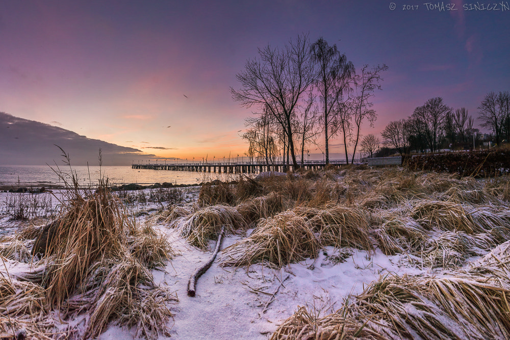 Samsung NX11 sample photo. Winter in gdynia photography