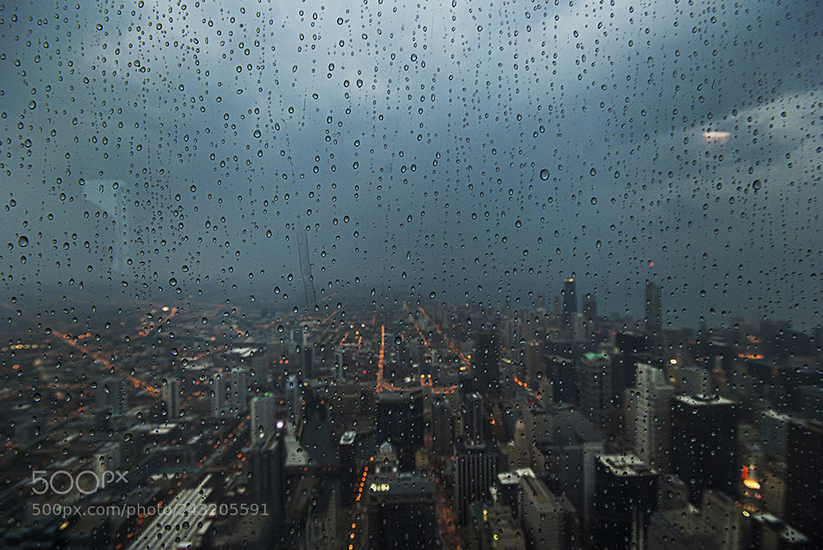 Nikon D3000 sample photo. Chicago blue hour photography