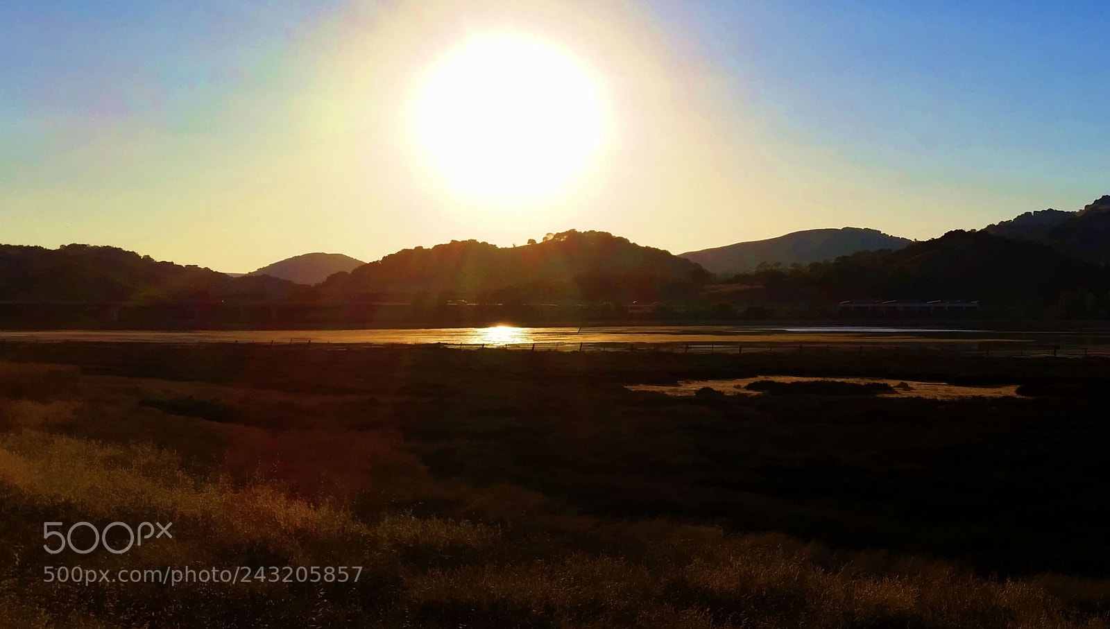 Samsung Galaxy S5 sample photo. Sunset over rush creek photography