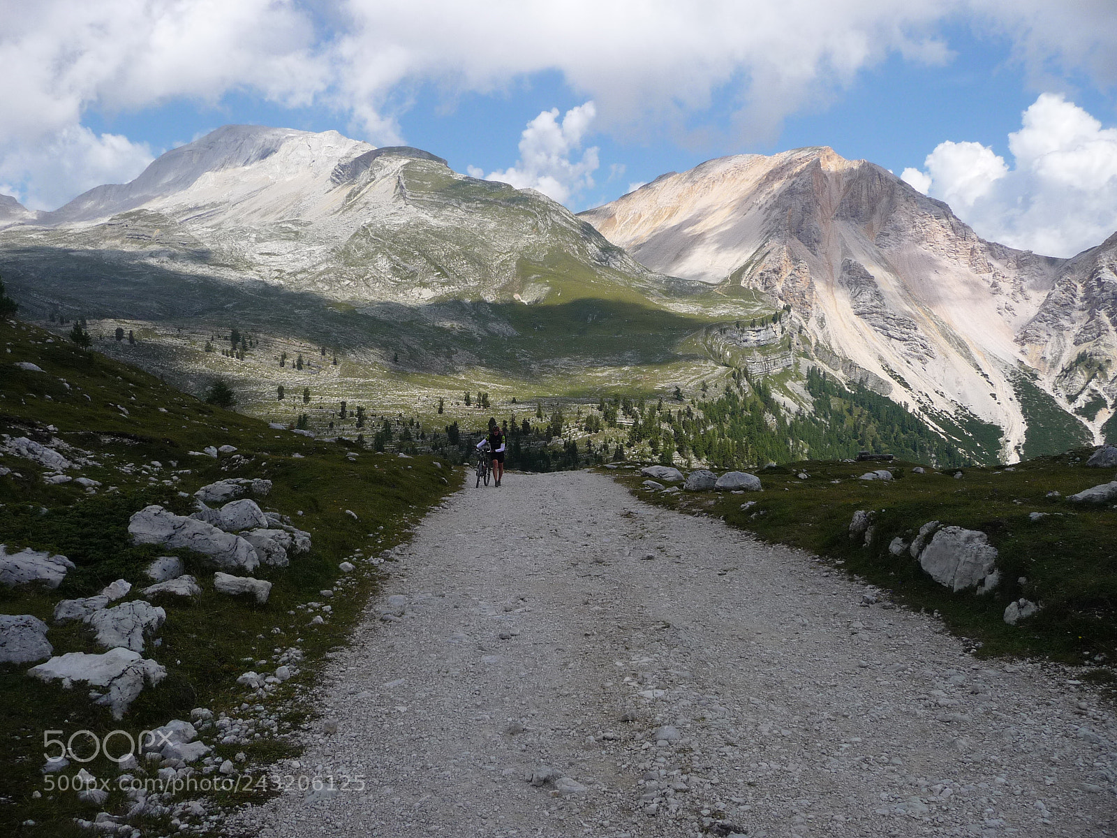 Panasonic Lumix DMC-TZ5 sample photo. Dolomiti-bike-riding photography