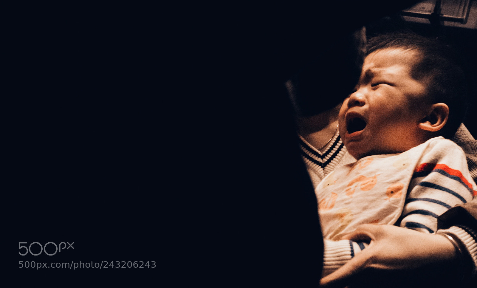 Ricoh GR II sample photo. Crying baby photography