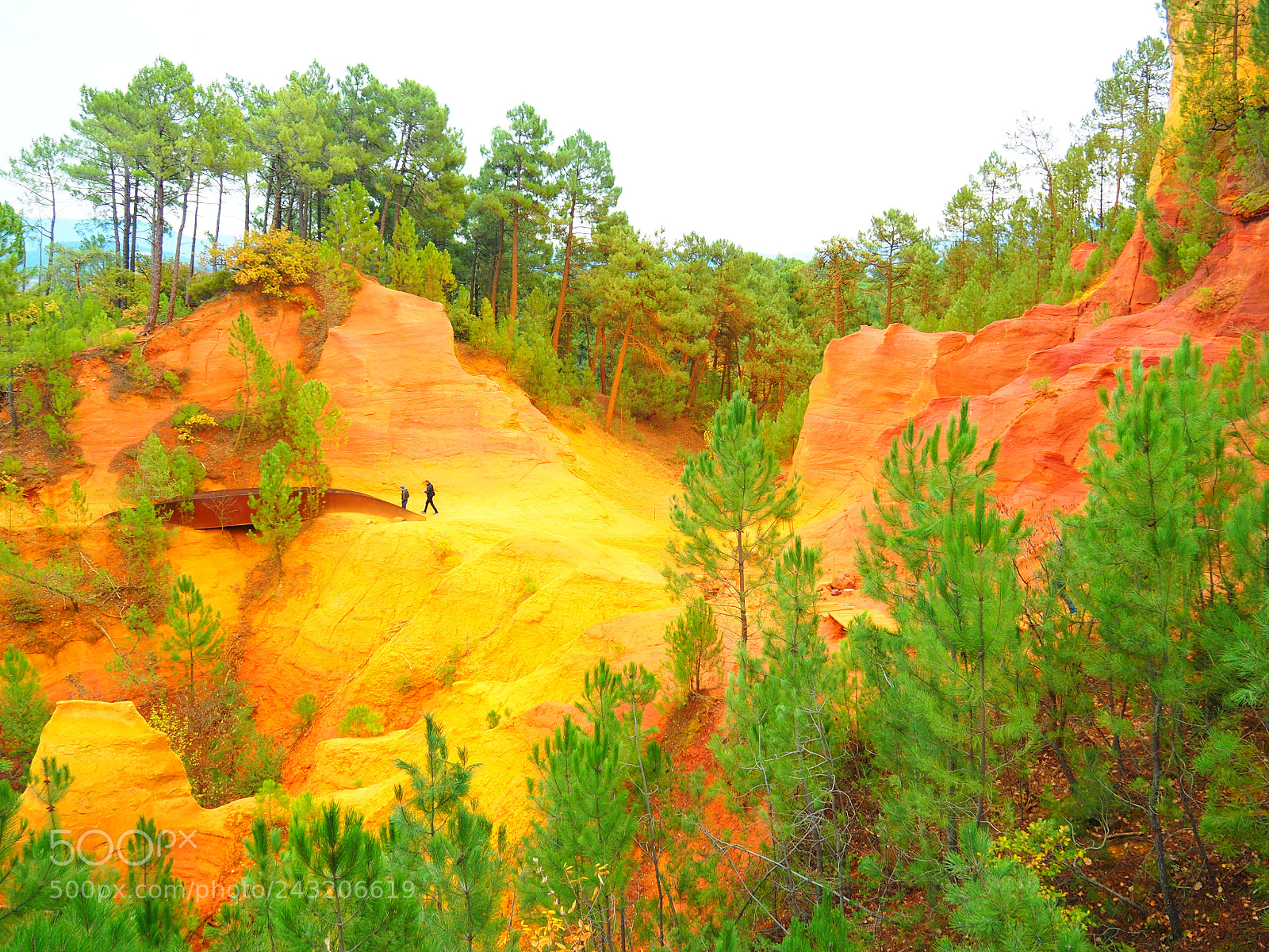 Olympus OM-D E-M5 II sample photo. Sentier des ocres, roussillon photography