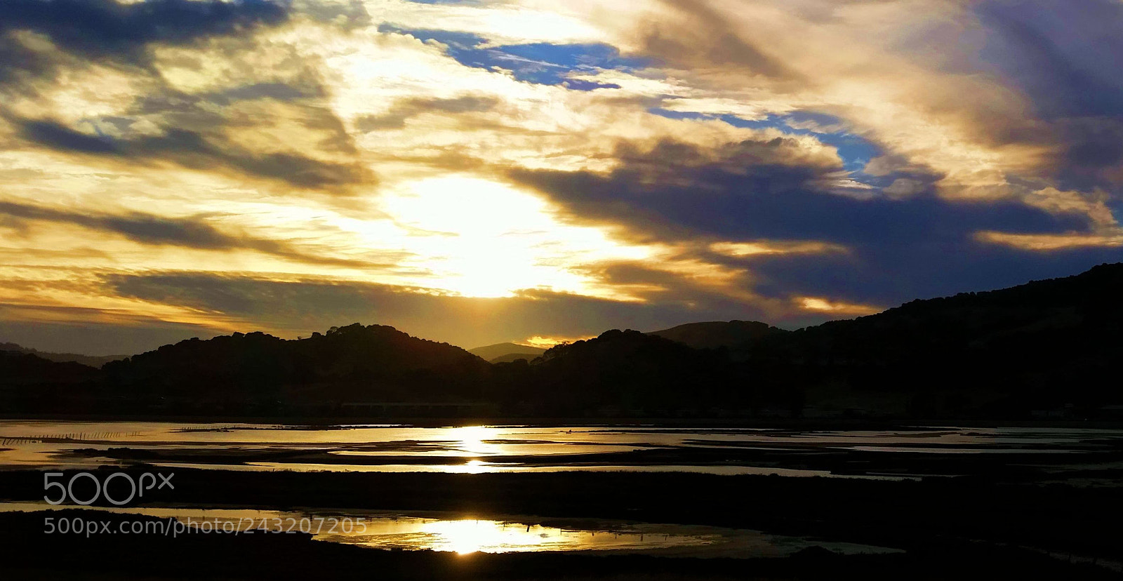 Samsung Galaxy S5 sample photo. Sunset over rush creek photography