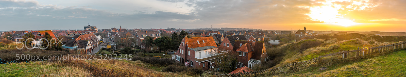 Nikon D800 sample photo. Langeoog panorama in winter photography