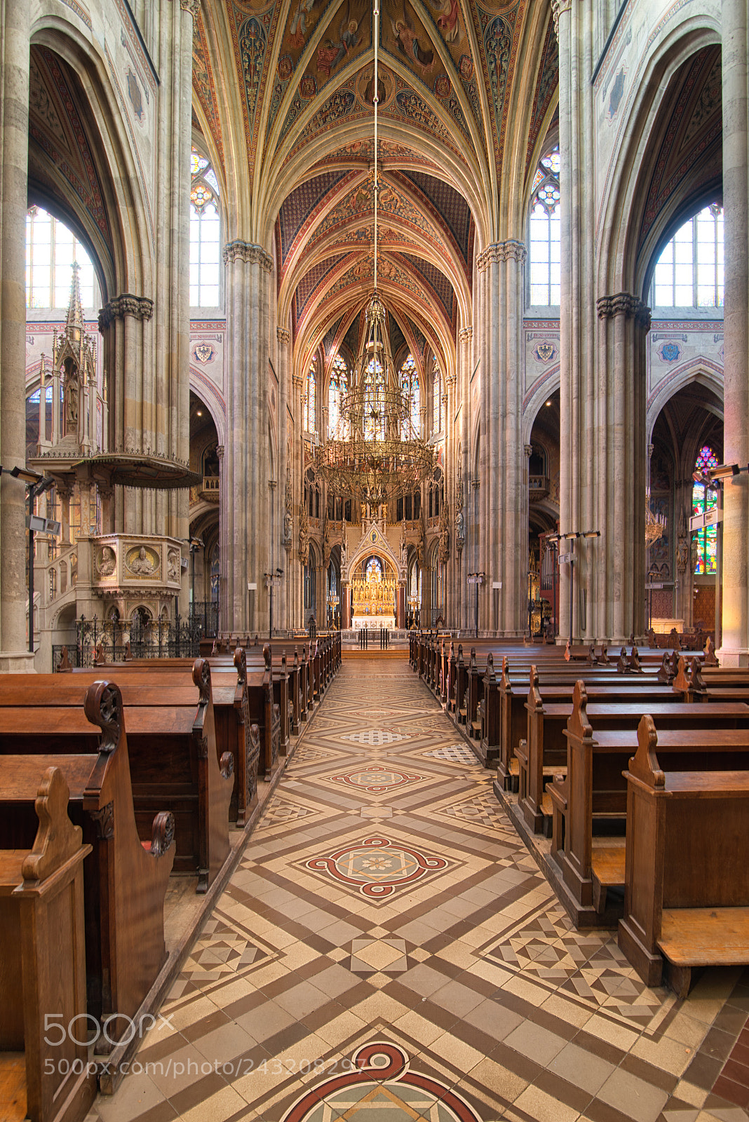 Nikon D800 sample photo. Votivkirche photography