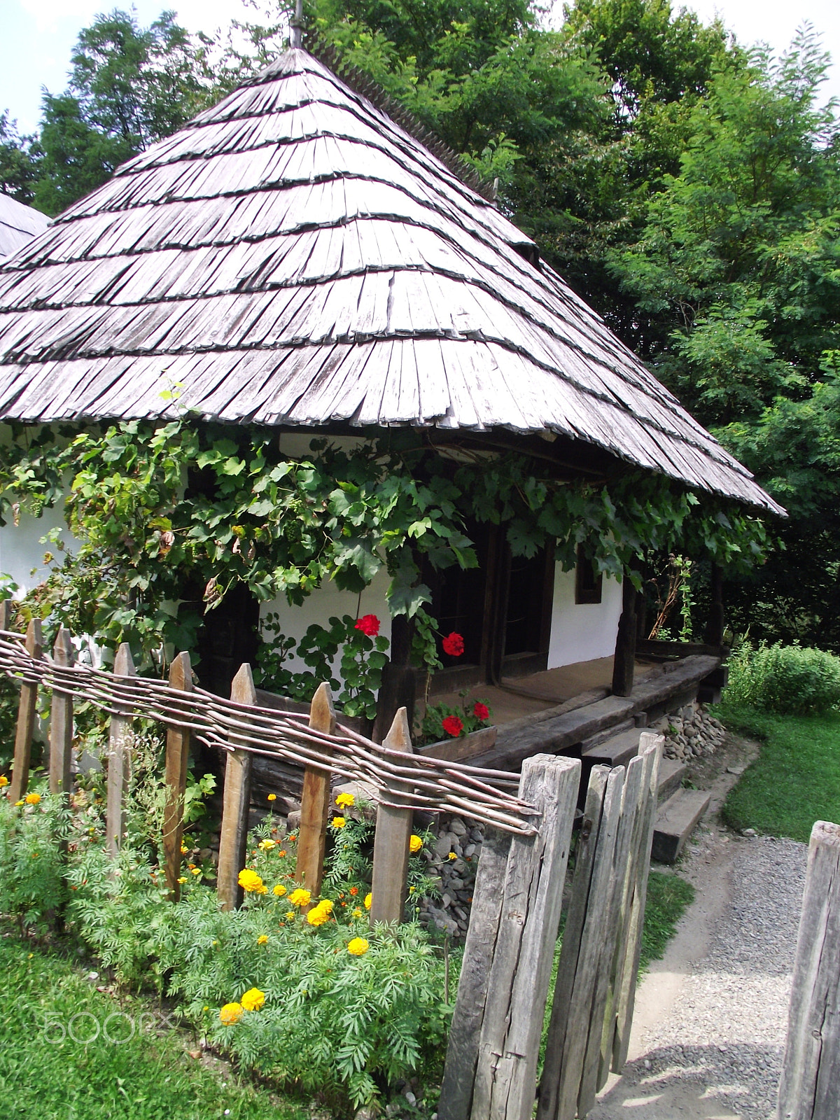 FujiFilm FinePix S2500HD (FinePix S2600HD) sample photo. Old romanian house photography