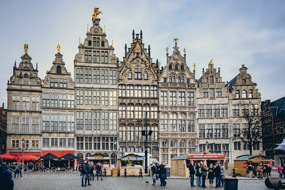 Fujifilm X-T10 sample photo. Antwerpen | grote markt photography