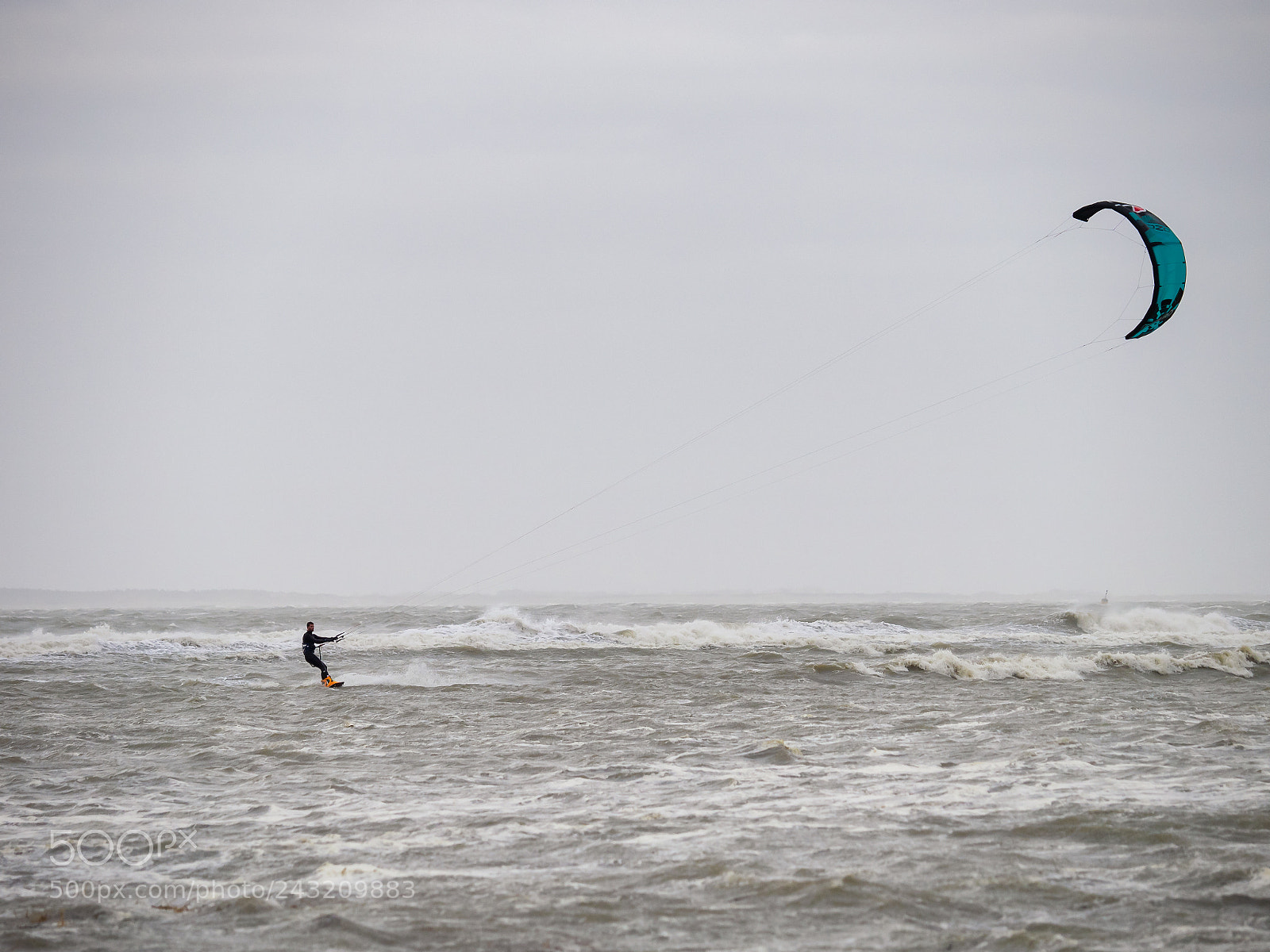 Olympus OM-D E-M1 sample photo. Kite surfing photography