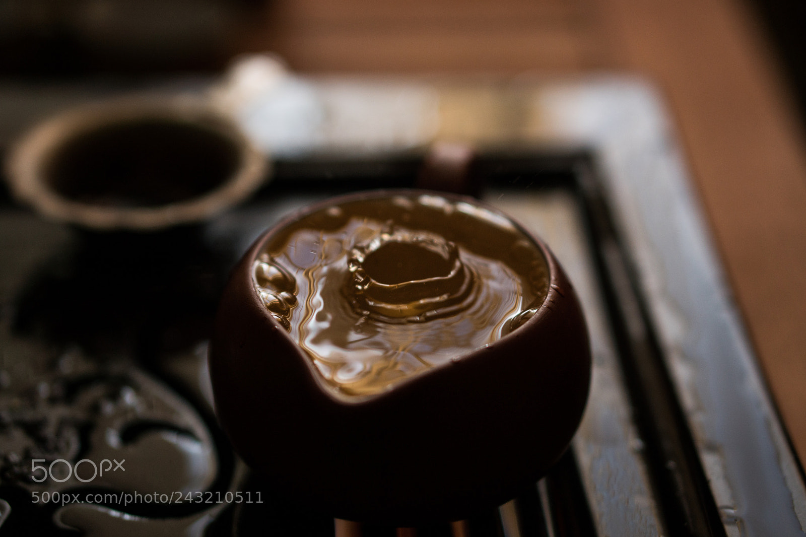 Sony a6300 sample photo. Green tea pouring in photography