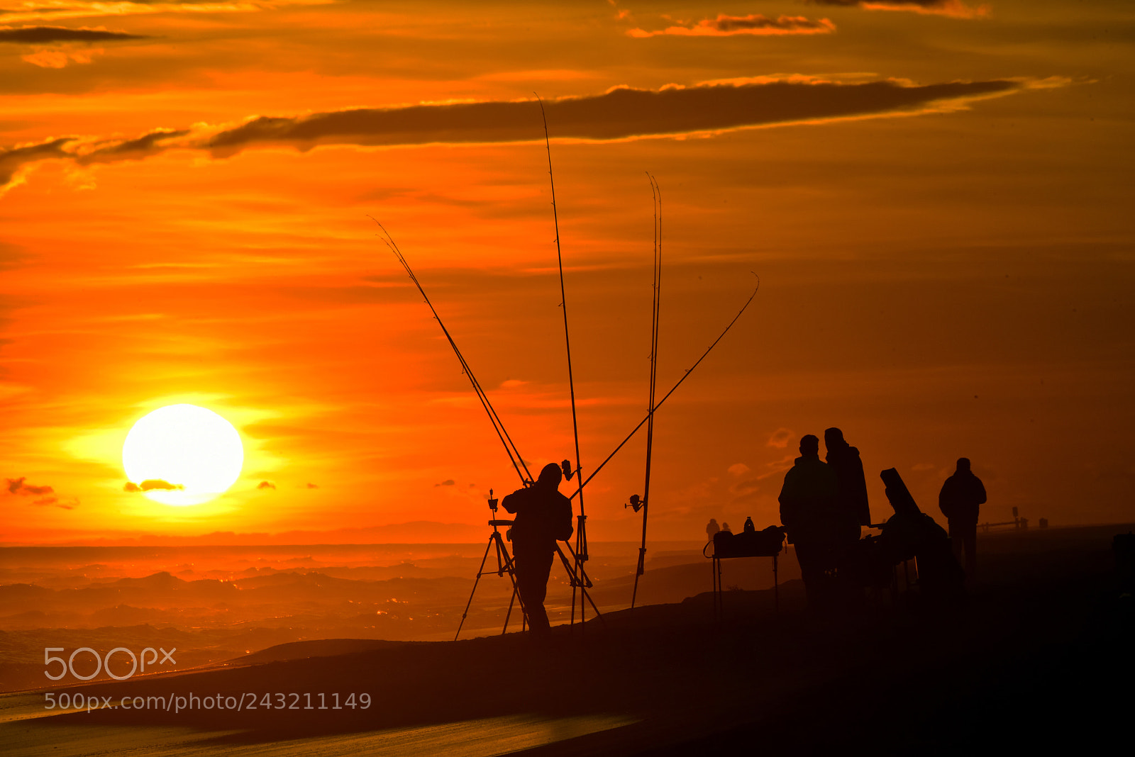 Nikon D810 sample photo. Pescadores al atardecer photography