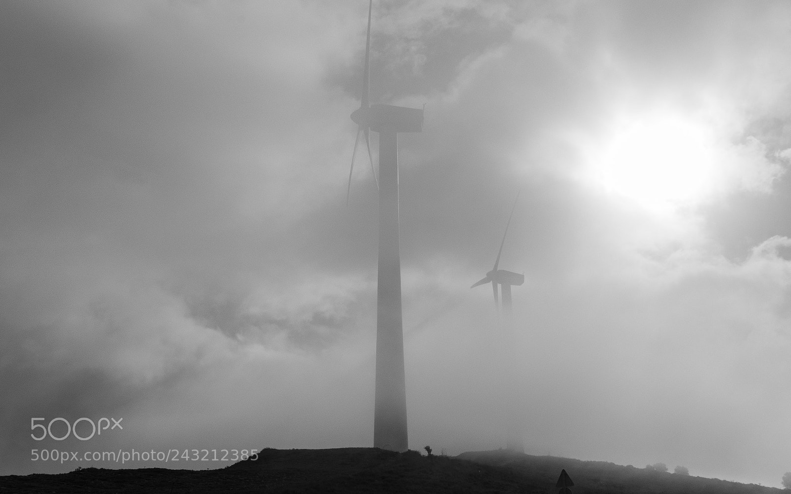 Nikon D5500 sample photo. Windmills in the clouds photography