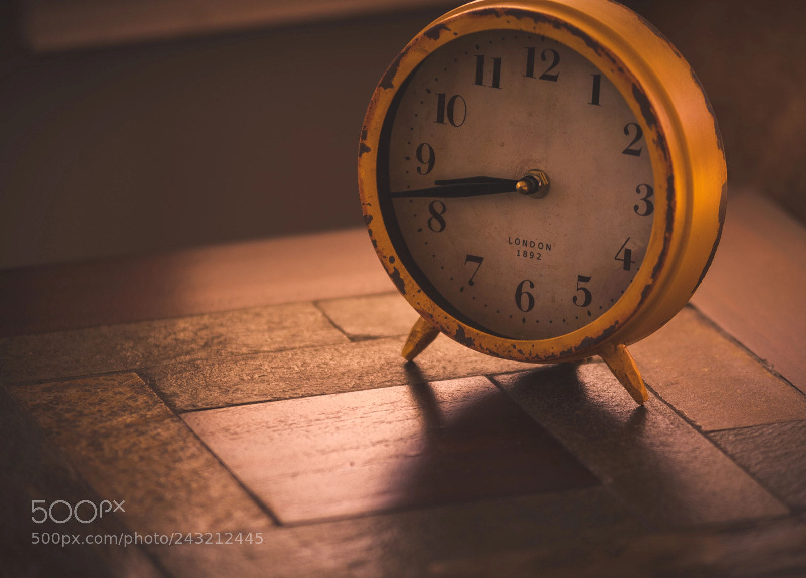 Pentax K-1 sample photo. Yellow clock photography