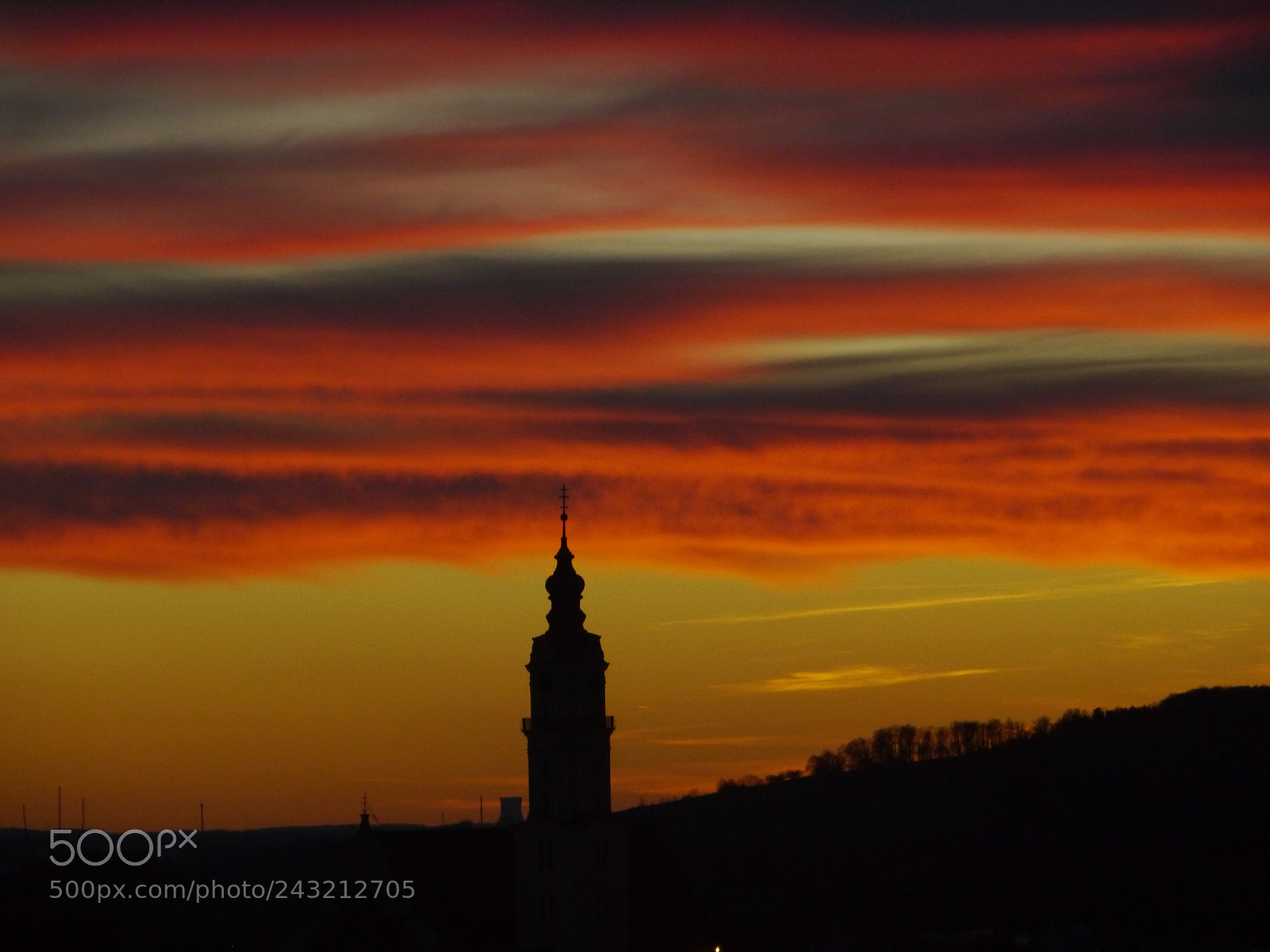 Panasonic Lumix DMC-GH2 sample photo. Sunset over donauwörth photography