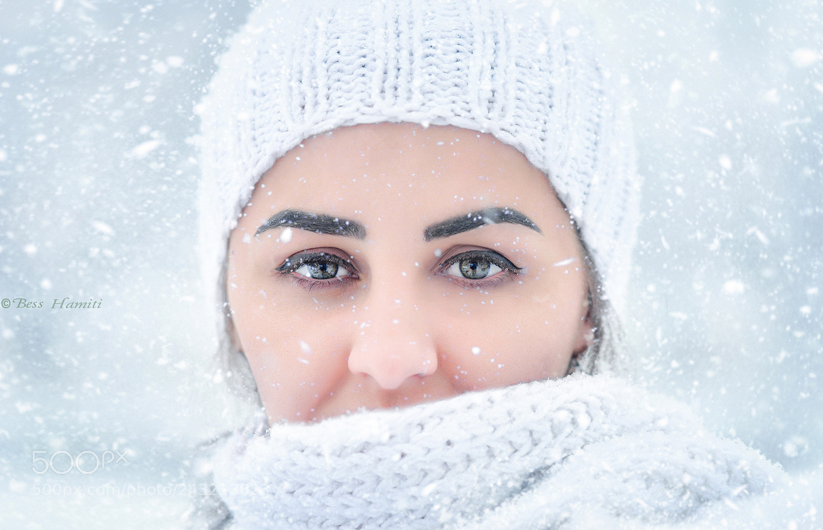 Nikon D810 sample photo. Winter portrait photography